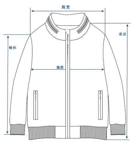 衣长 73cm,袖长70cm,胸围57cm (人工测量,有误差)