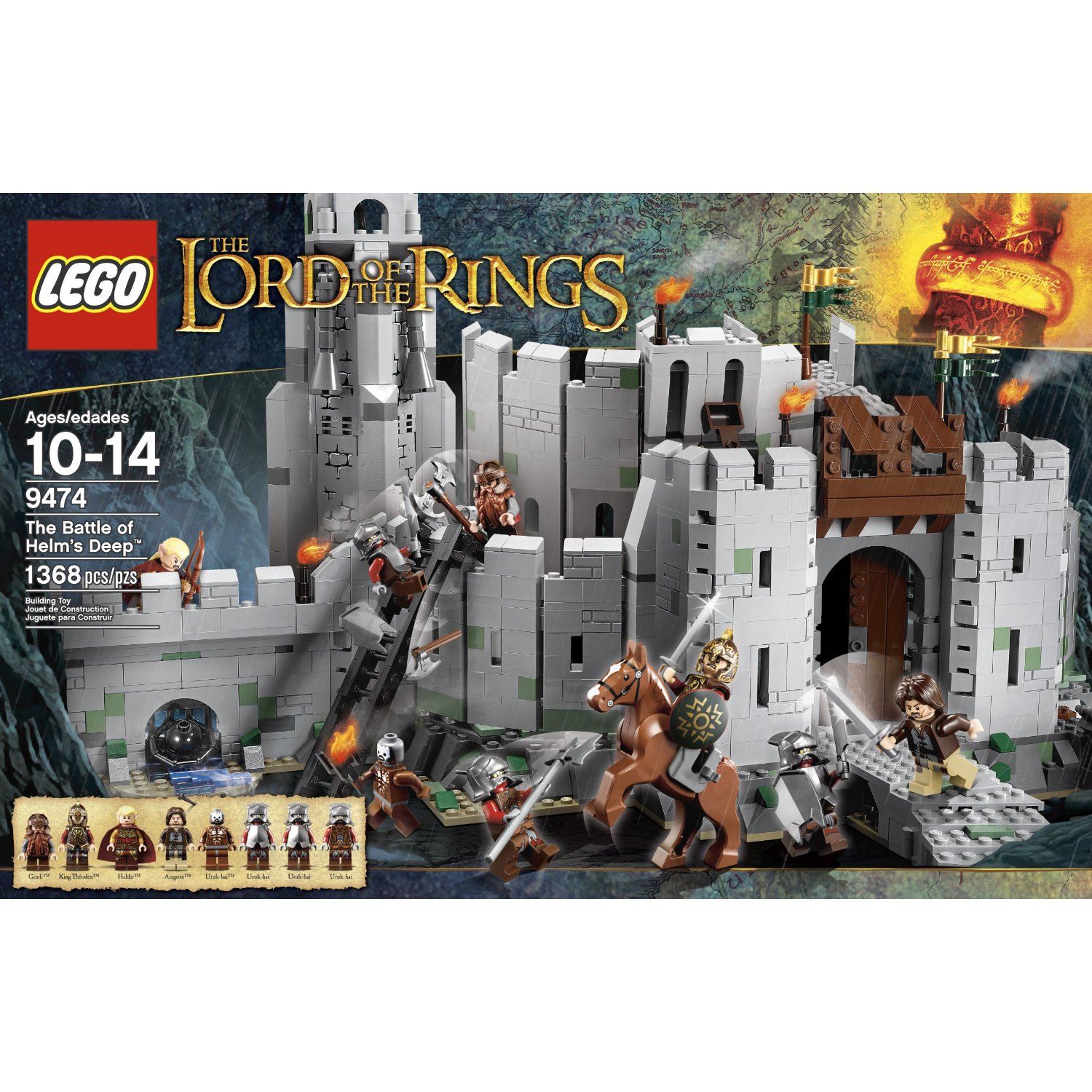 (经典)乐高指环王系列 圣盔谷之战lego the lord of the rings 9474,$