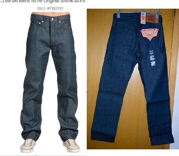 levis 501xx stf 00501李维斯牛仔裤 未脱浆 养牛必备