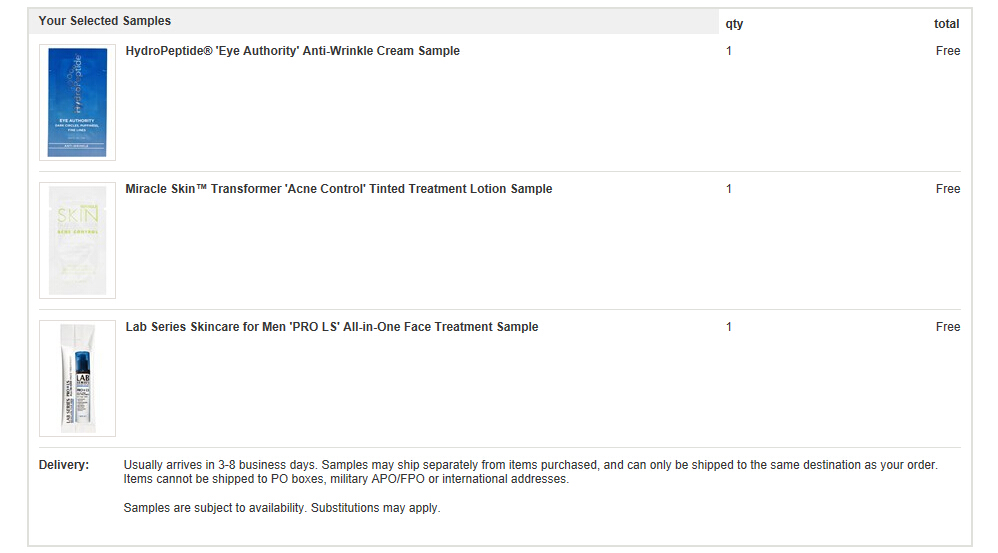 Nordstrom美国官网核对订单信息