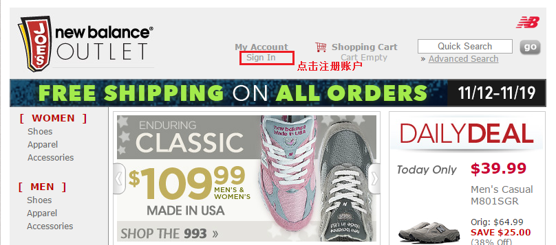 Joes New Balance Outlet新百伦折扣网首页